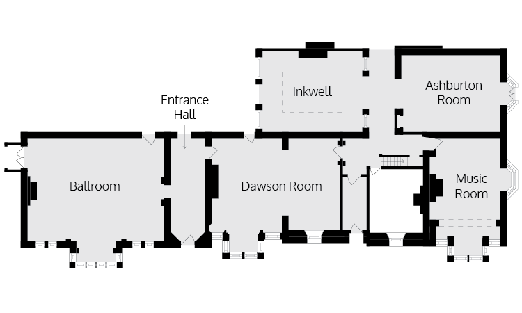 Holne Park House Floor plan