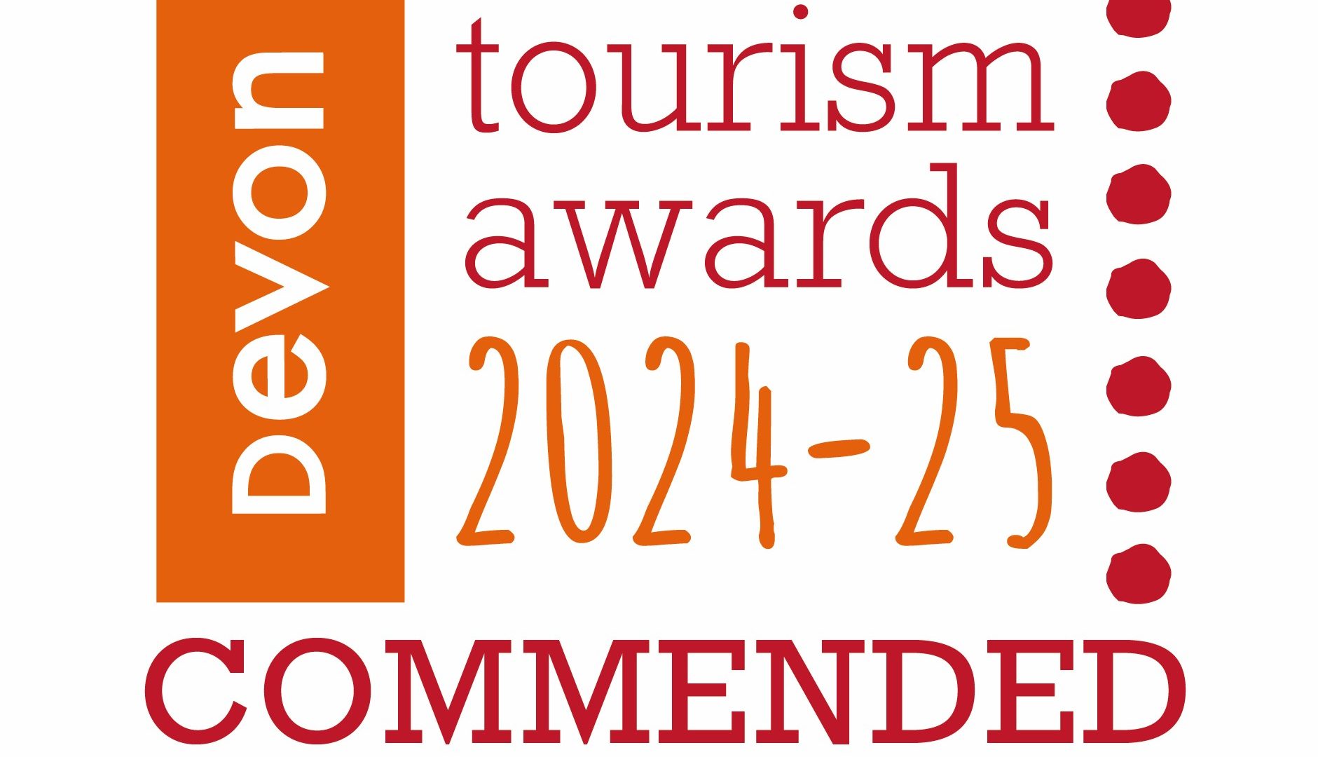 Holne Park House Devon Tourism Awards 2024 Wedding Venue of the Year Commended